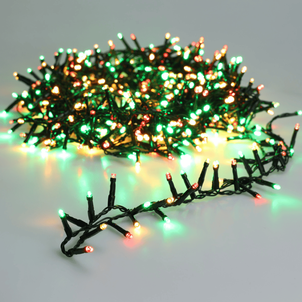 Alpha 55 Guirlande extérieure 800 LED 16m – Rouge Vert Blanc
