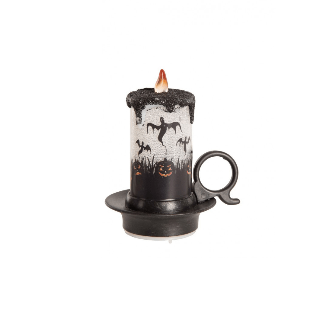 Alpha 55 Halloween, bougie décorée LED 8 cm