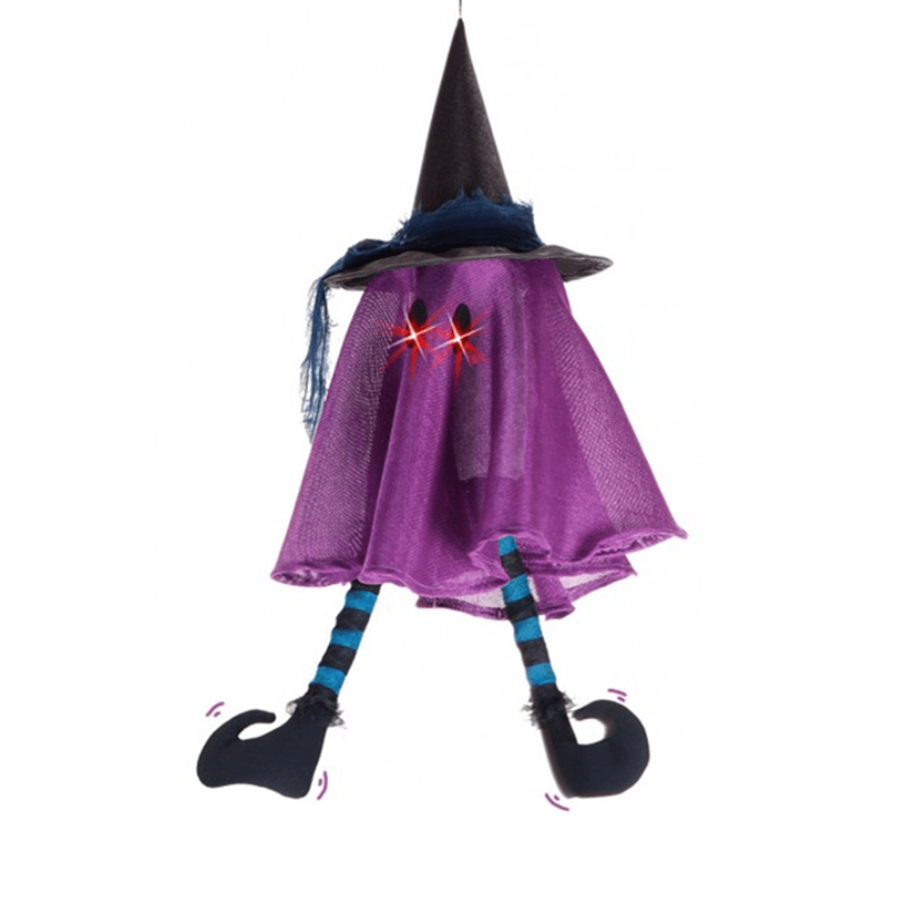 Alpha 55 Halloween déco, figurine de Sorcière avec son et lumière 60 cm