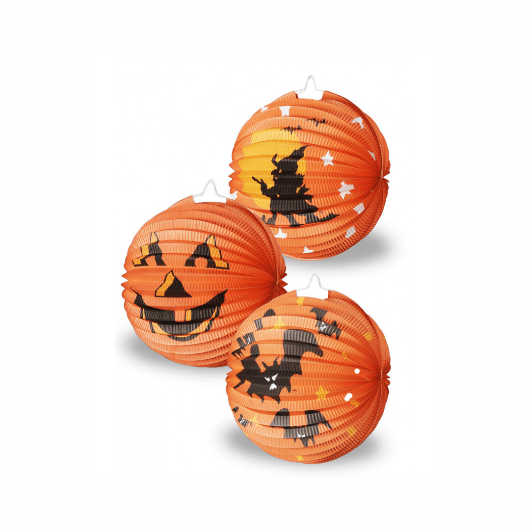 Alpha 55 Halloween, lampion motifs variés 22 cm