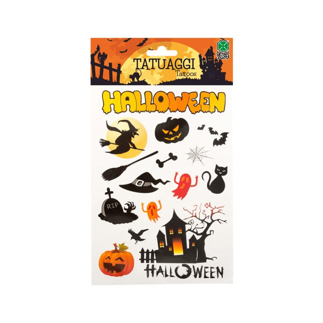 Alpha 55 Halloween tatoo dessins variés en couleur