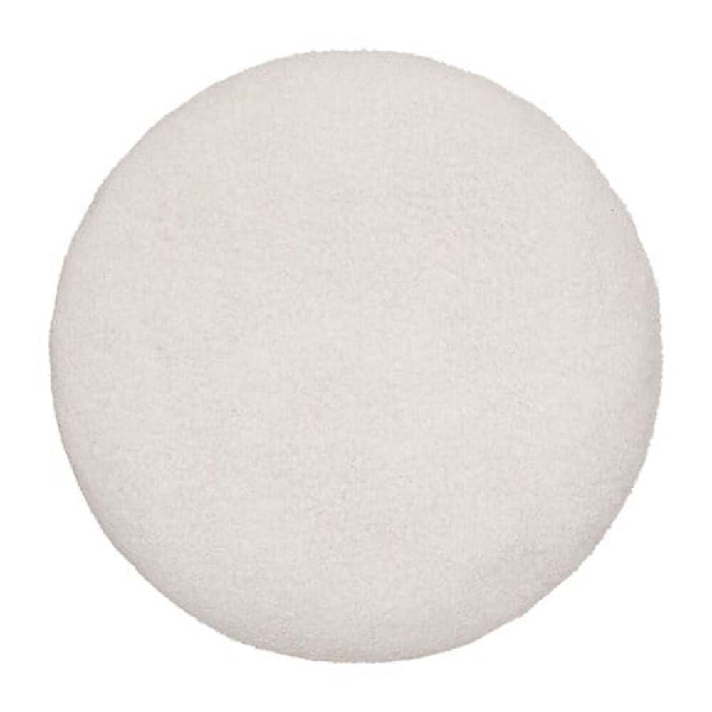 Alpha 55 Ivoire Coussin en fourrure bouclette "Sublima"