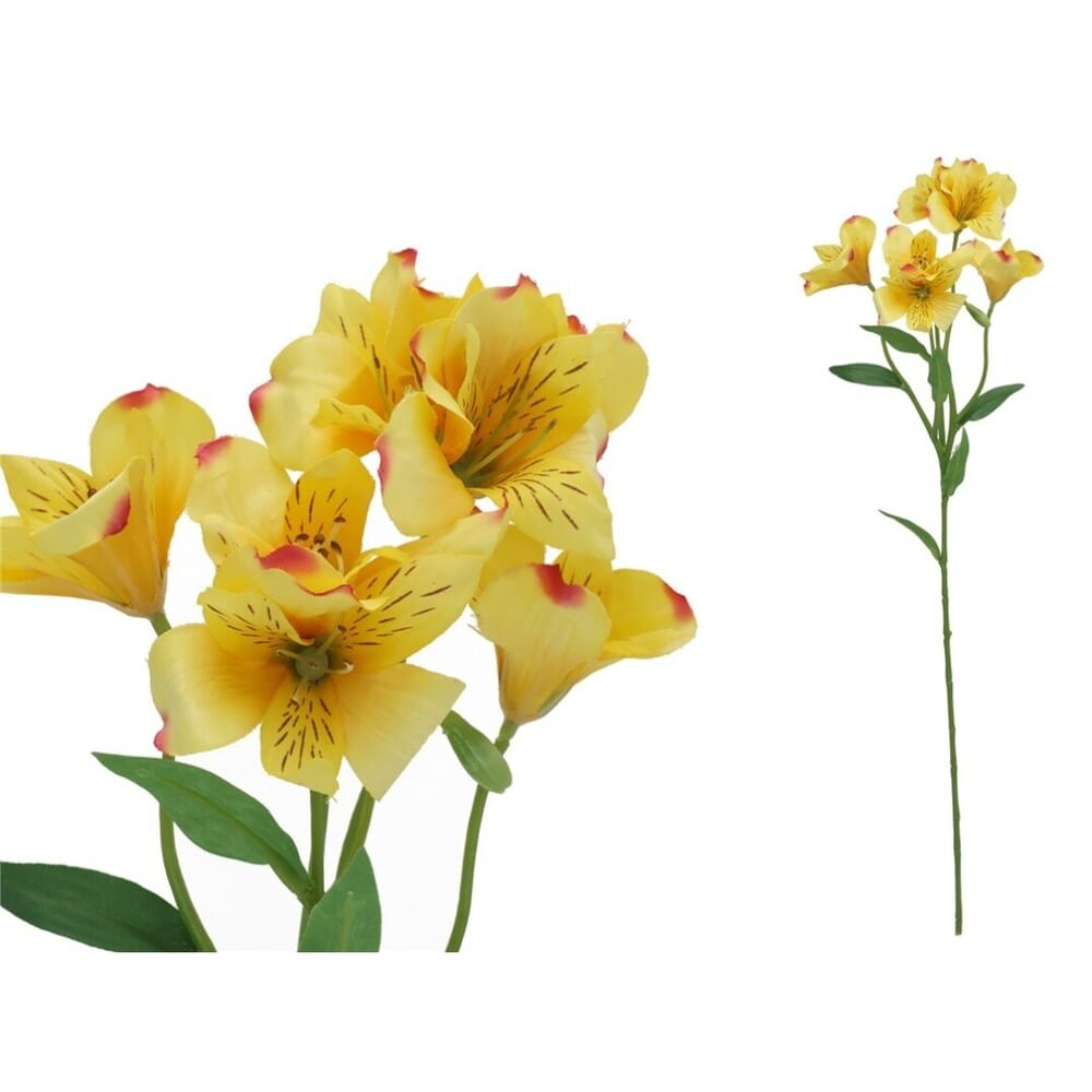 Alpha 55 Jaune Branche de 6 fleurs d’astromélia