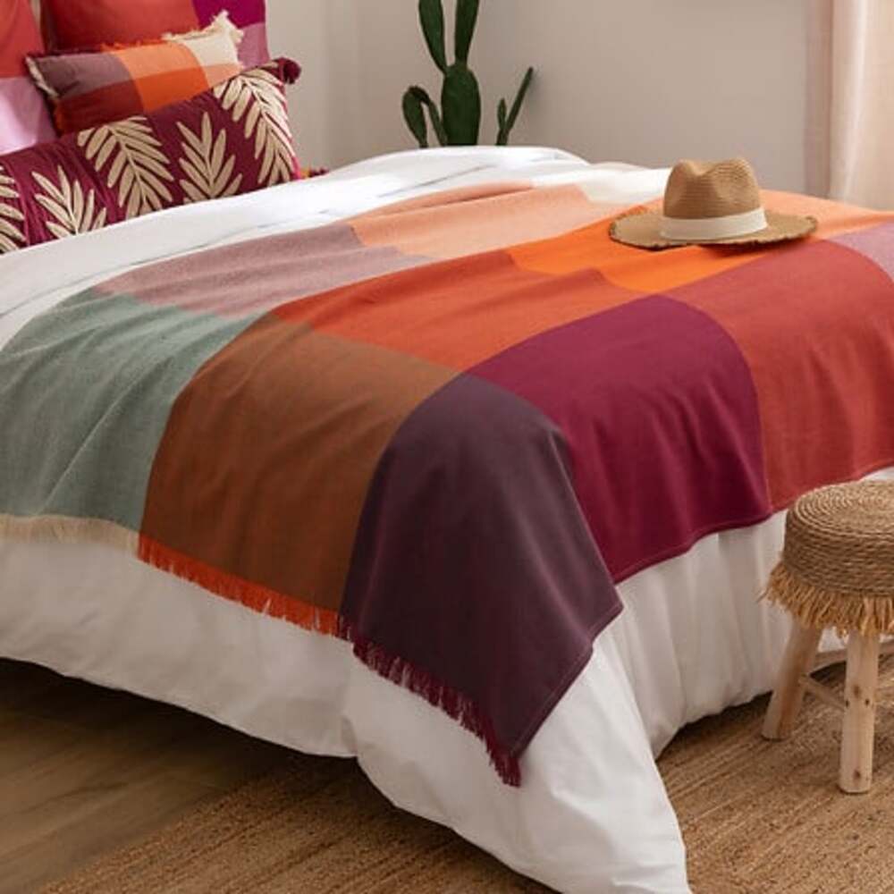 Alpha 55 Jeté de lit "Yucatan" en coton
