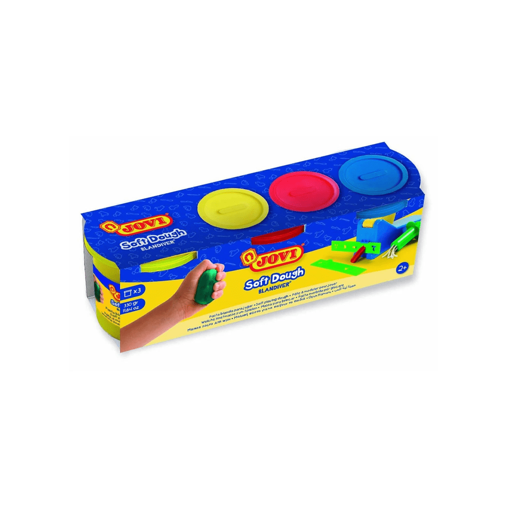 Alpha 55 Jovi set de 3 pots Pate à modeler soft