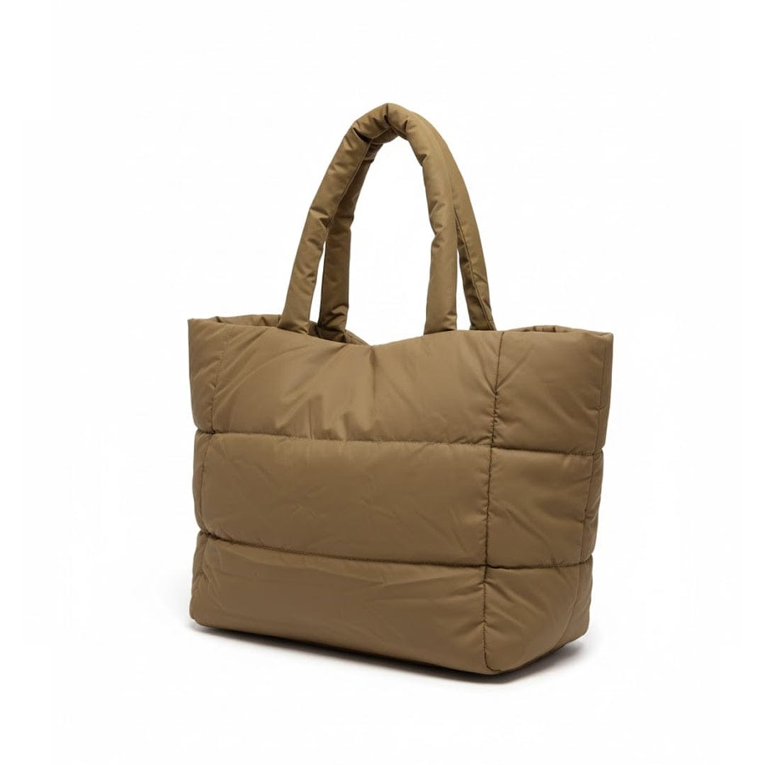 Alpha 55 Kaki Sac à Main Puff Imperméable – Style Matelassé & Urbain