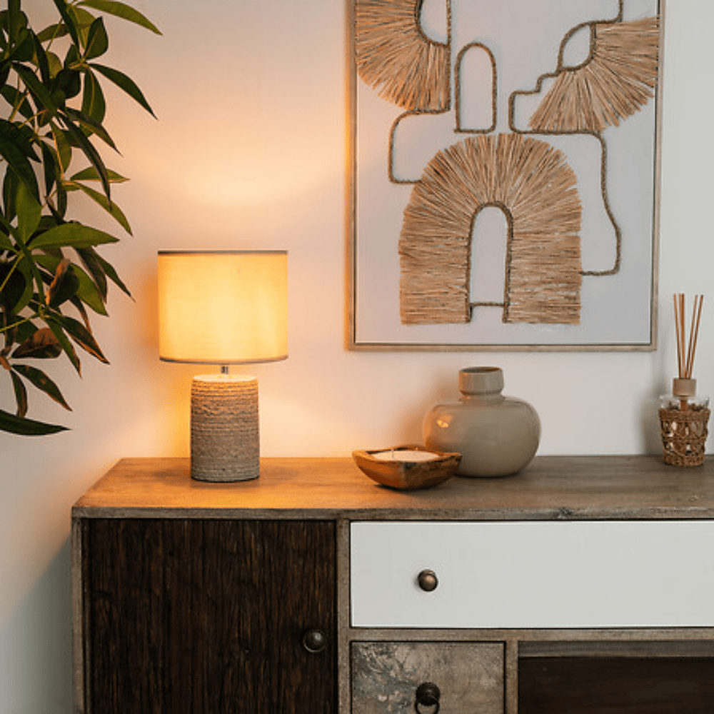 Alpha 55 Lampe à Poser Mélo en Céramique Design Élégant