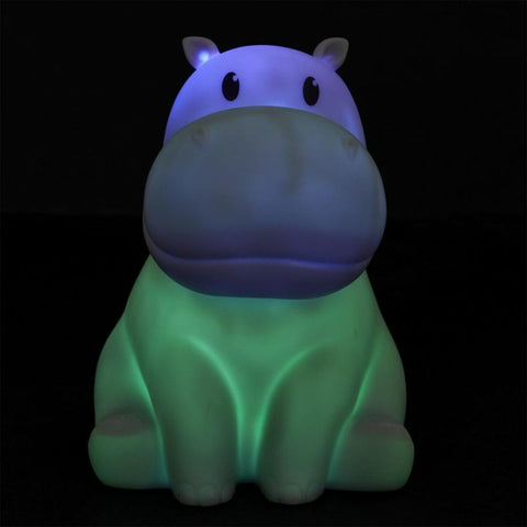Alpha 55 Lampe veilleuse led hippopotame 16x14 cm