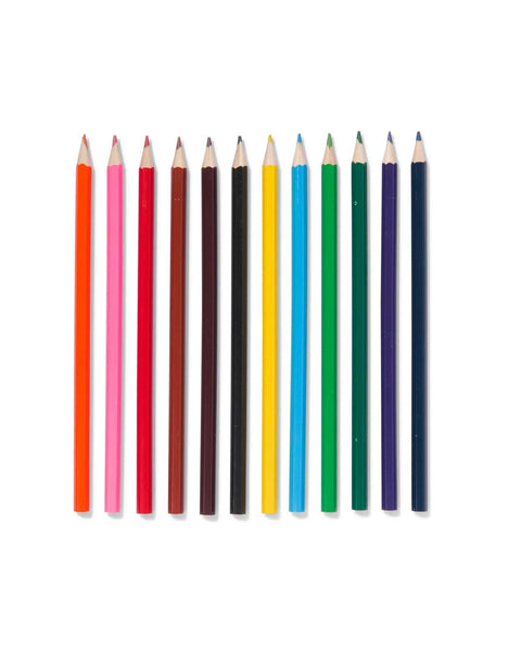 Alpha 55 Lot de 12 crayons de couleur