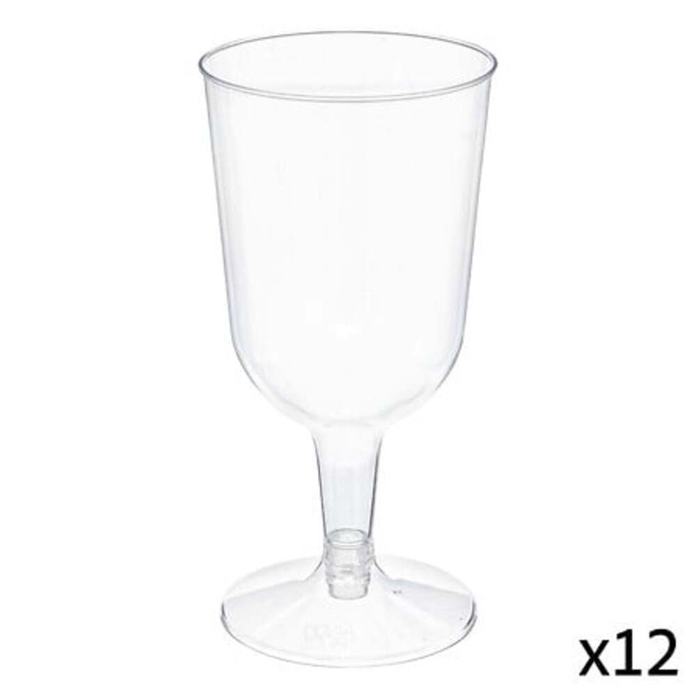 Alpha 55 Lot de 12 verres à pied réutilisables "Cocktail"