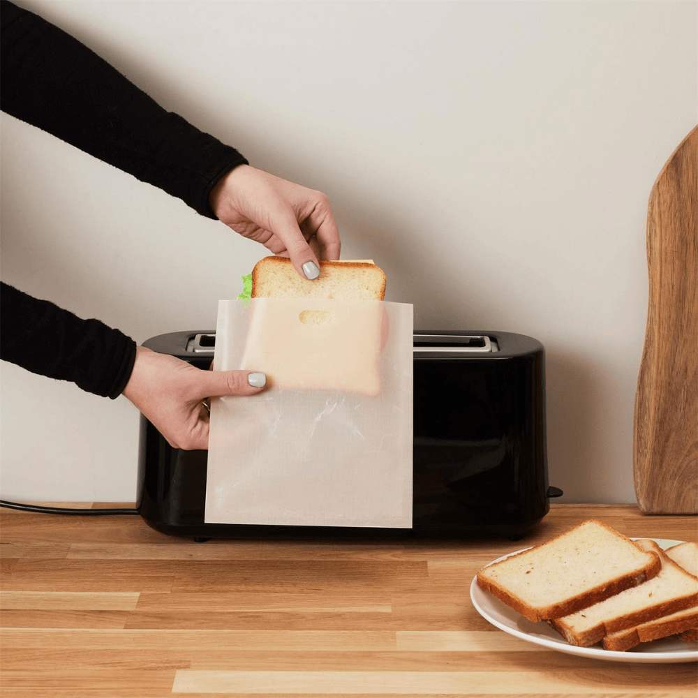 Alpha 55 Lot de 2 Sacs Toaster Réutilisables