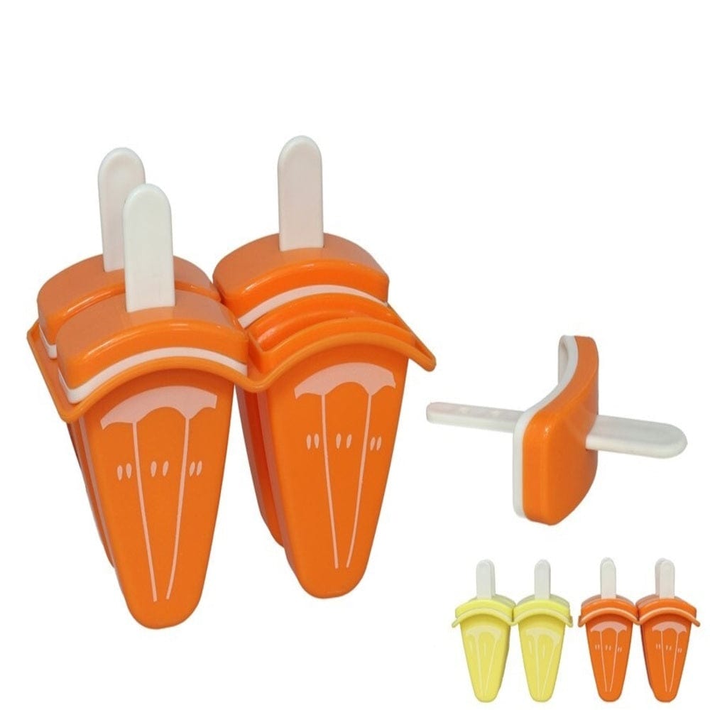 Alpha 55 Lot de 4 moules à glace fruits