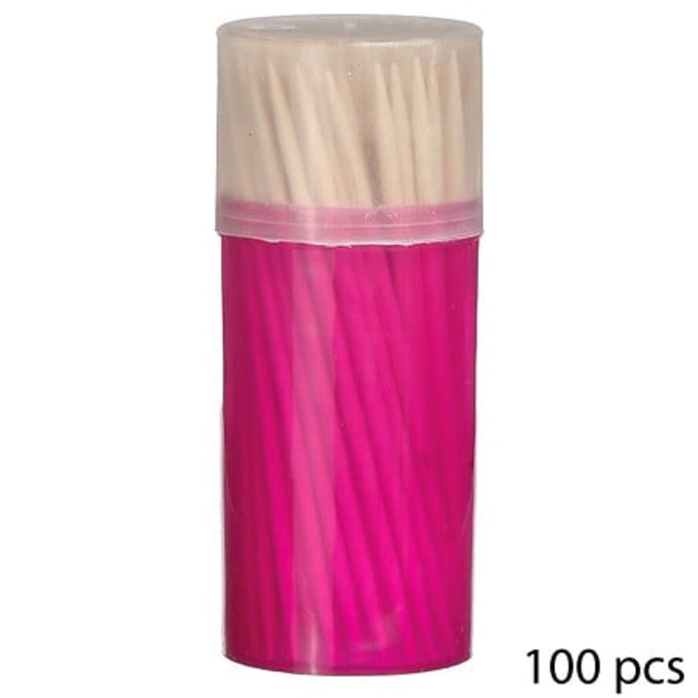 100 Cure-dents Bambou Tête De Mort - Pour Cocktails, Apéritifs, Décoration Halloween Ou Noël - Amusants Et Réutilisables - Longueur 12 Cm