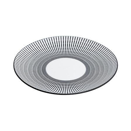 Alpha 55 Lot de 6 assiettes à dessert en porcelaine