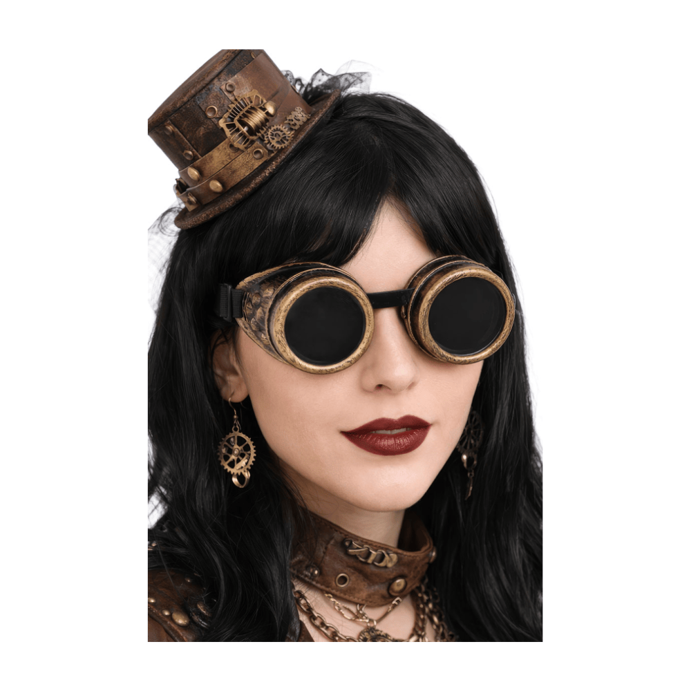 Alpha 55 Lunettes Thème Steampunk – Accessoire Déguisement