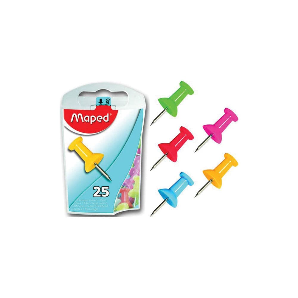 Alpha 55 Maped set de 25 Punaises Memo 10 mm