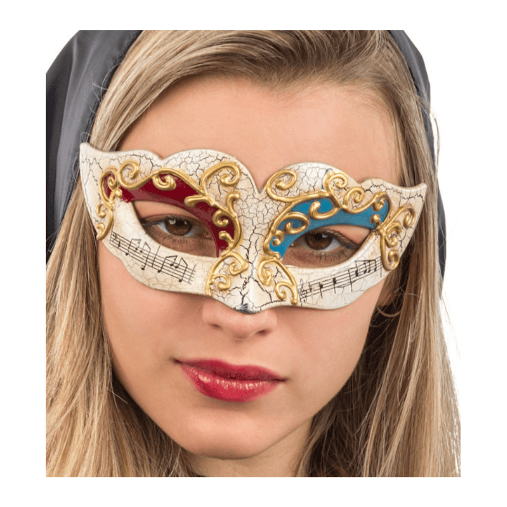 Alpha 55 masque loup Loup Venise Craquelé – Déguisement