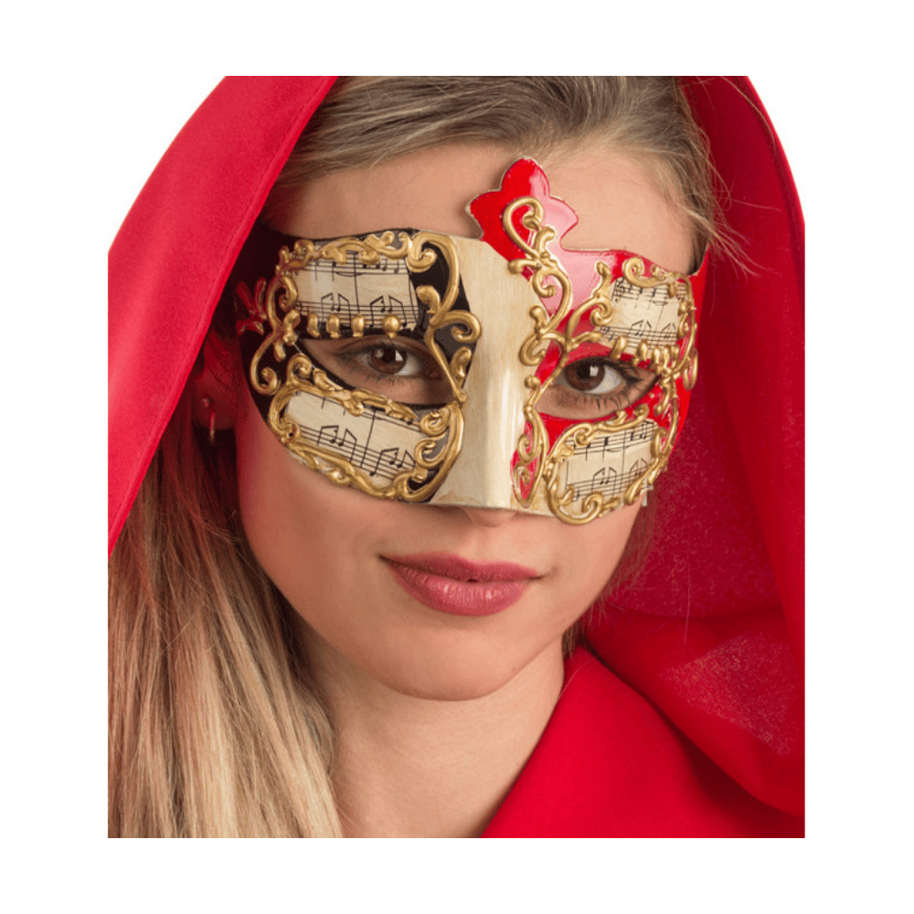 Alpha 55 masque loup Loup Venise Notes Musicales – Déguisement
