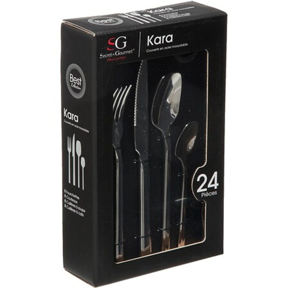 Alpha 55 Ménagère 24 pièces en inox