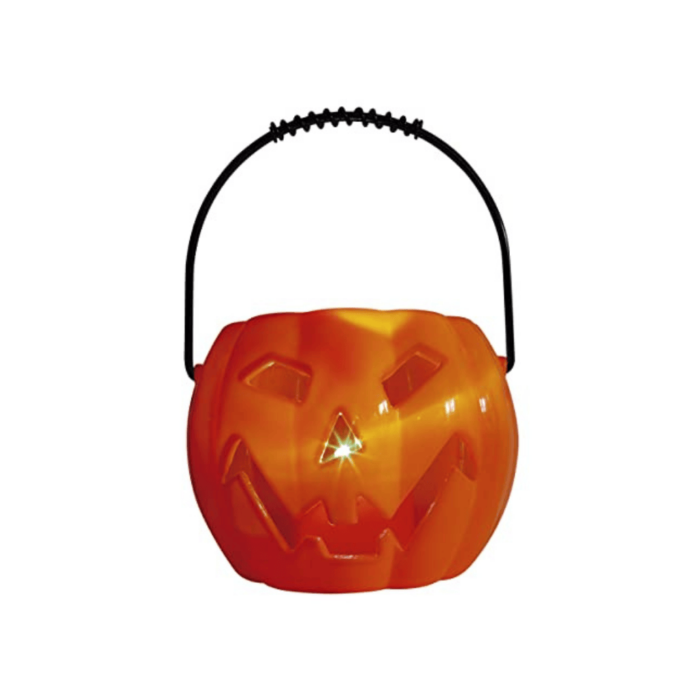Alpha 55 menottes Porte Bonbons Plastique Citrouille Orange 11 cm