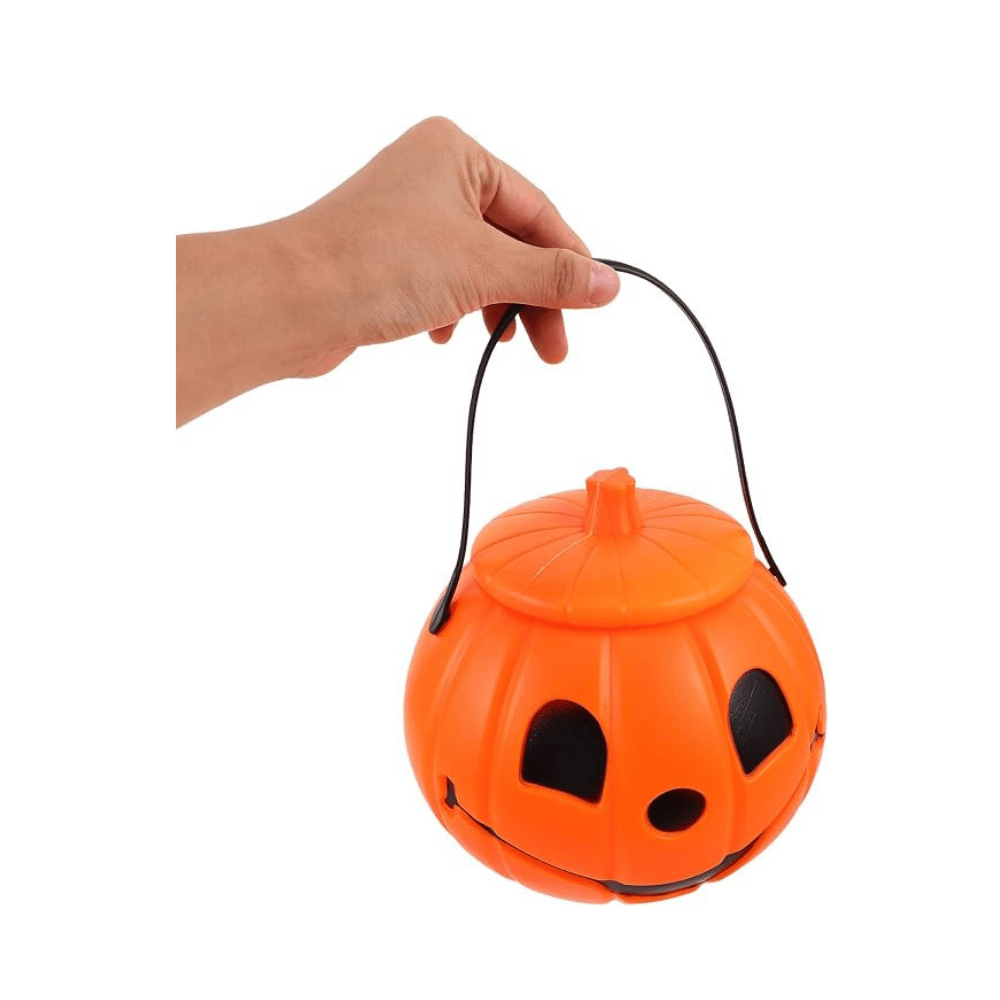 Alpha 55 menottes Porte Bonbons Plastique Citrouille Orange 18 cm
