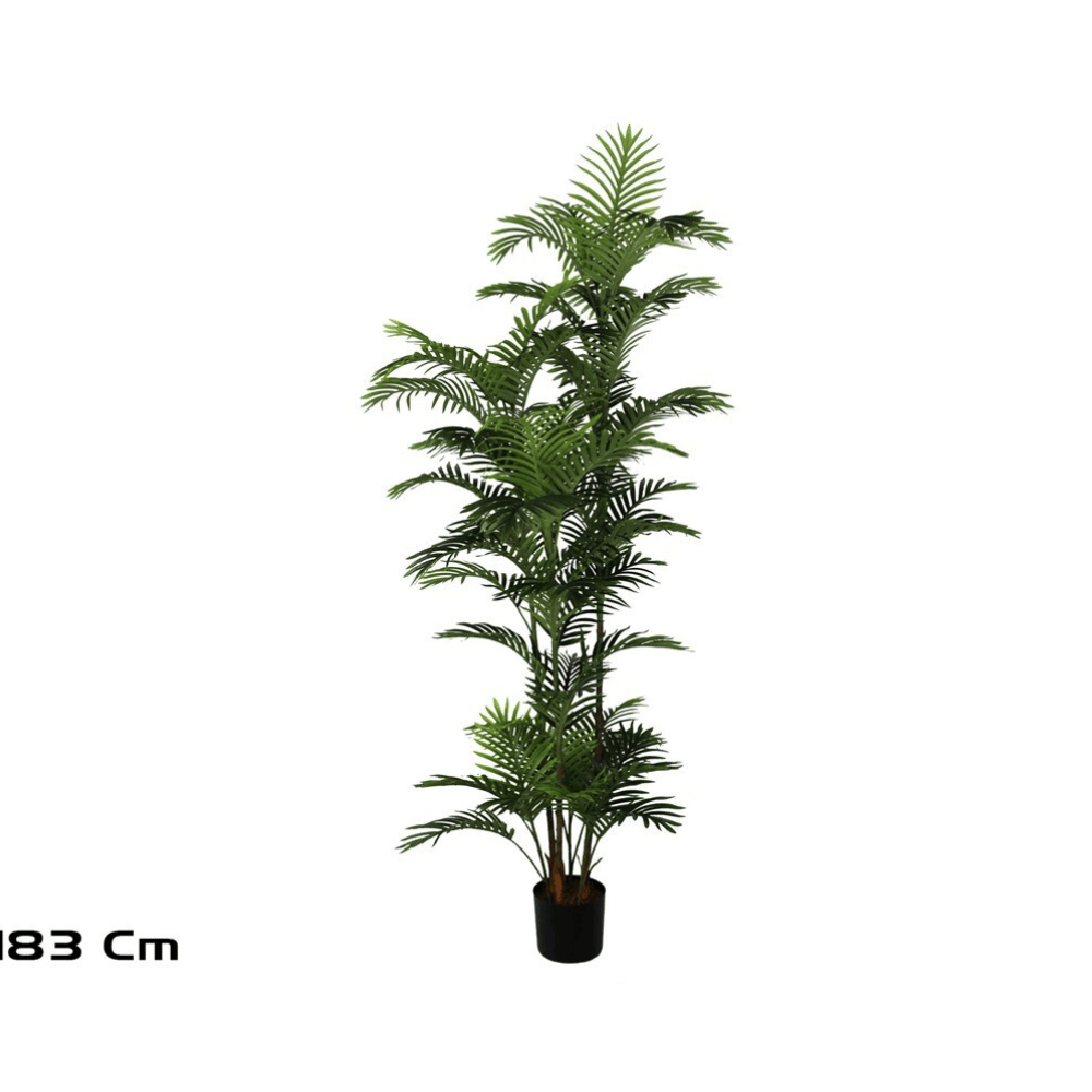 Alpha 55 Moyenne Palmier en pot plastique vert déco tropicale