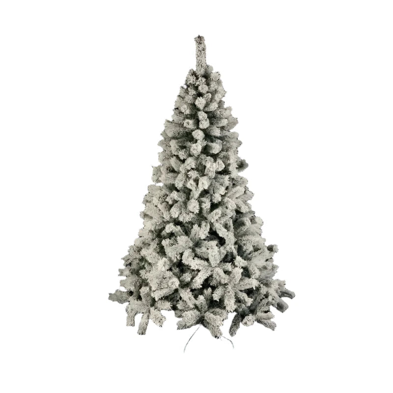 Alpha 55 Noël, déco à poser : Sapin artificiel "Windy Peak" floqué 210 x 124 cm