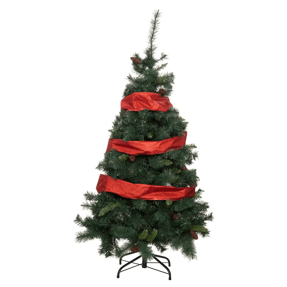 Alpha 55 Noël déco : Ruban rouge 500 x 12 cm