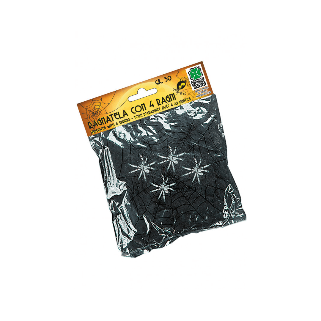 Alpha 55 Noir Halloween déco , toile d'araignée 50g