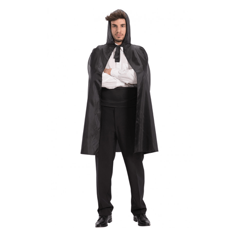 Alpha 55 Noir Halloween déguisement cape avec capuche 100 cm