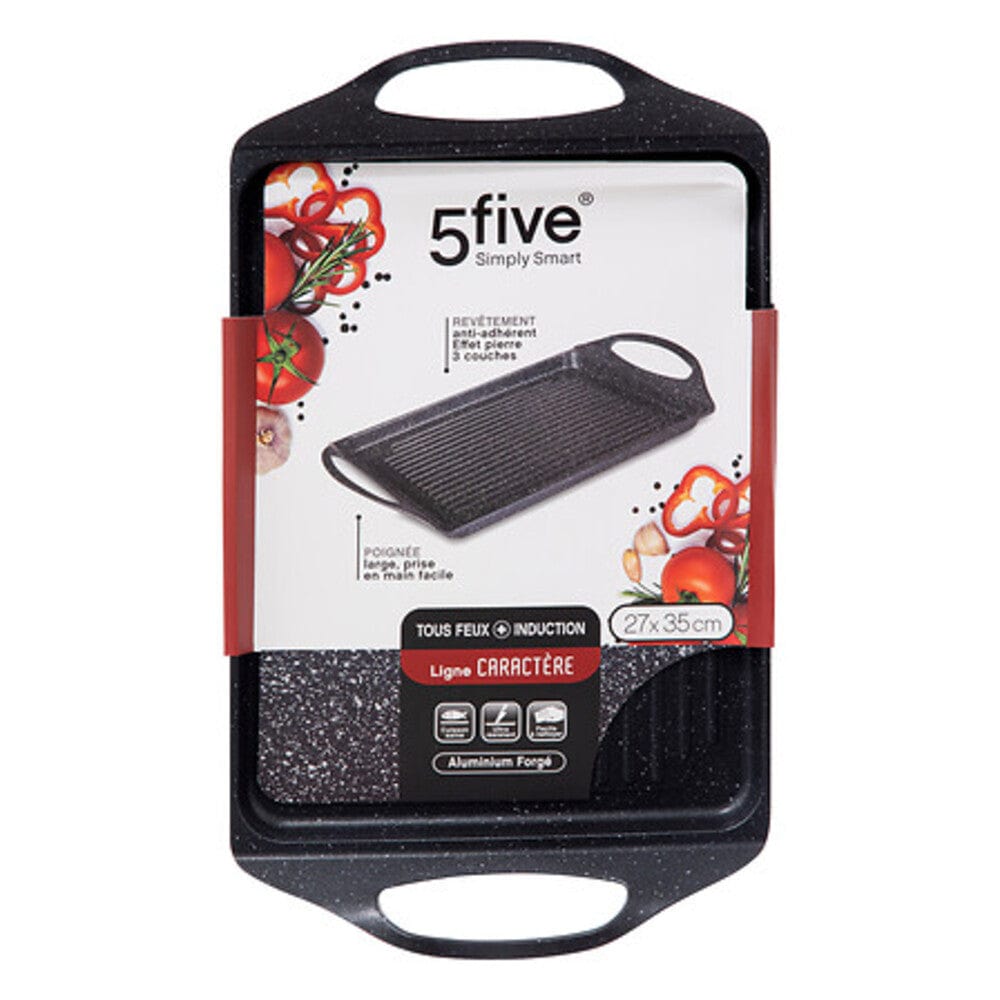 Alpha 55 Noir Plancha "Caractère" en aluminium