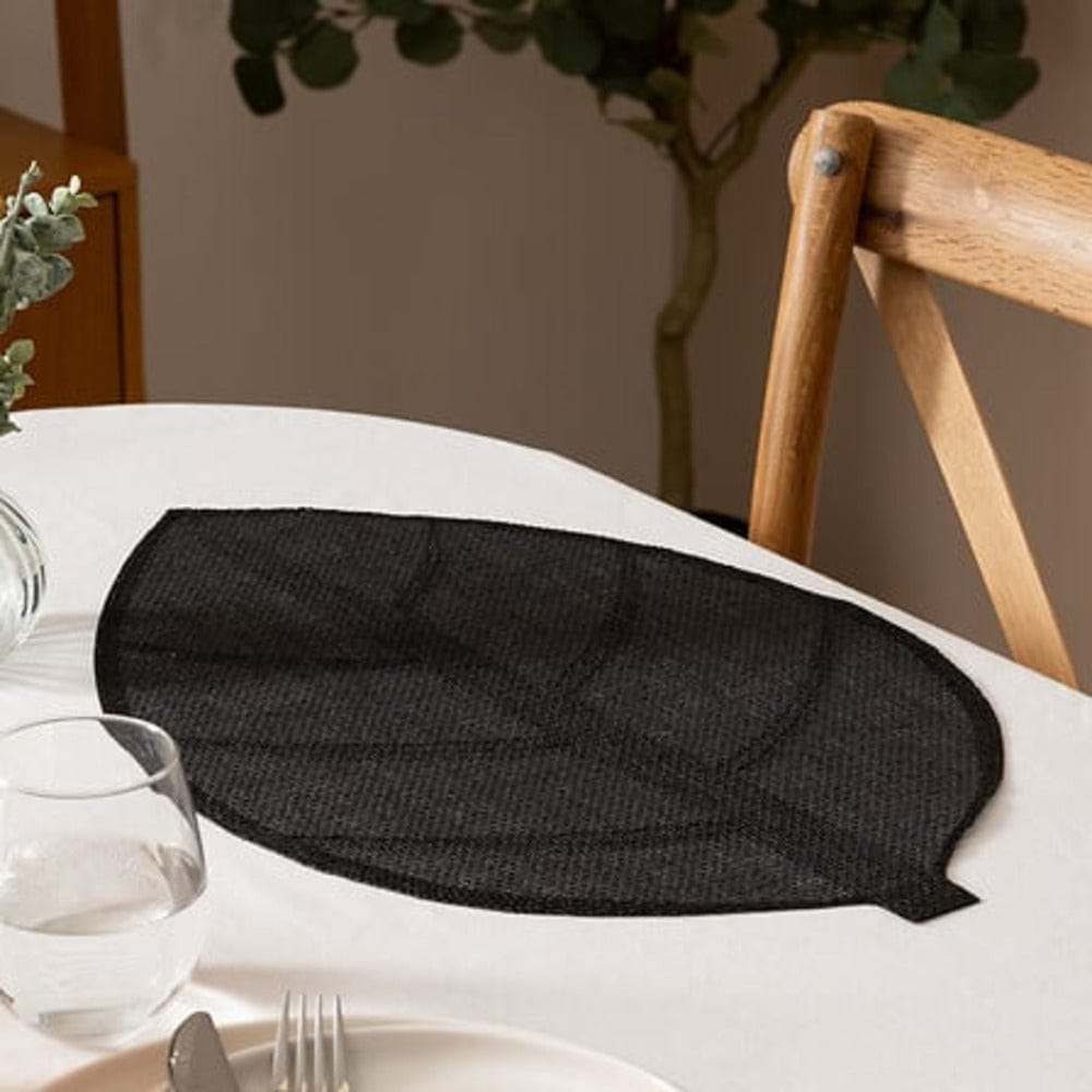 Alpha 55 Noir Set de table "feuille"