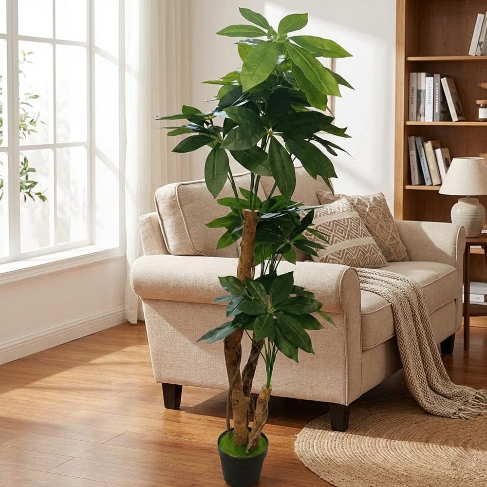 Alpha 55 Pachira Artificiel Premium – Arbre de Chance & Design Chic