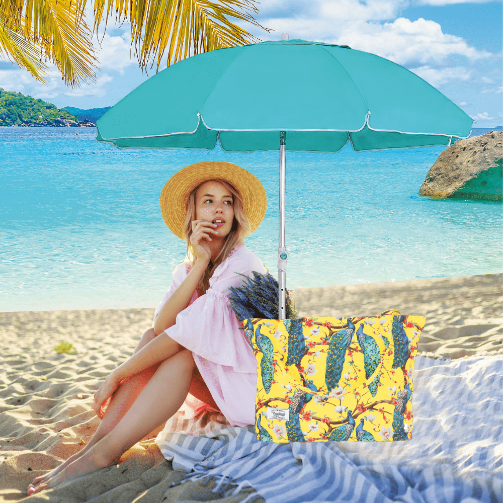 Alpha 55 Pack été : Serviette 86x160 cm, Parasol et Sac de plage