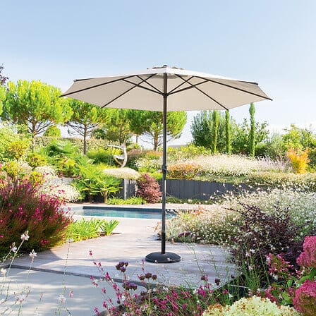 Alpha 55 Parasol droit Dailio Ø39 cm Noir