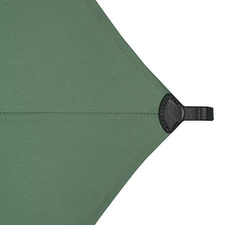Alpha 55 Parasol droit Soya Ø220 cm Vert olive