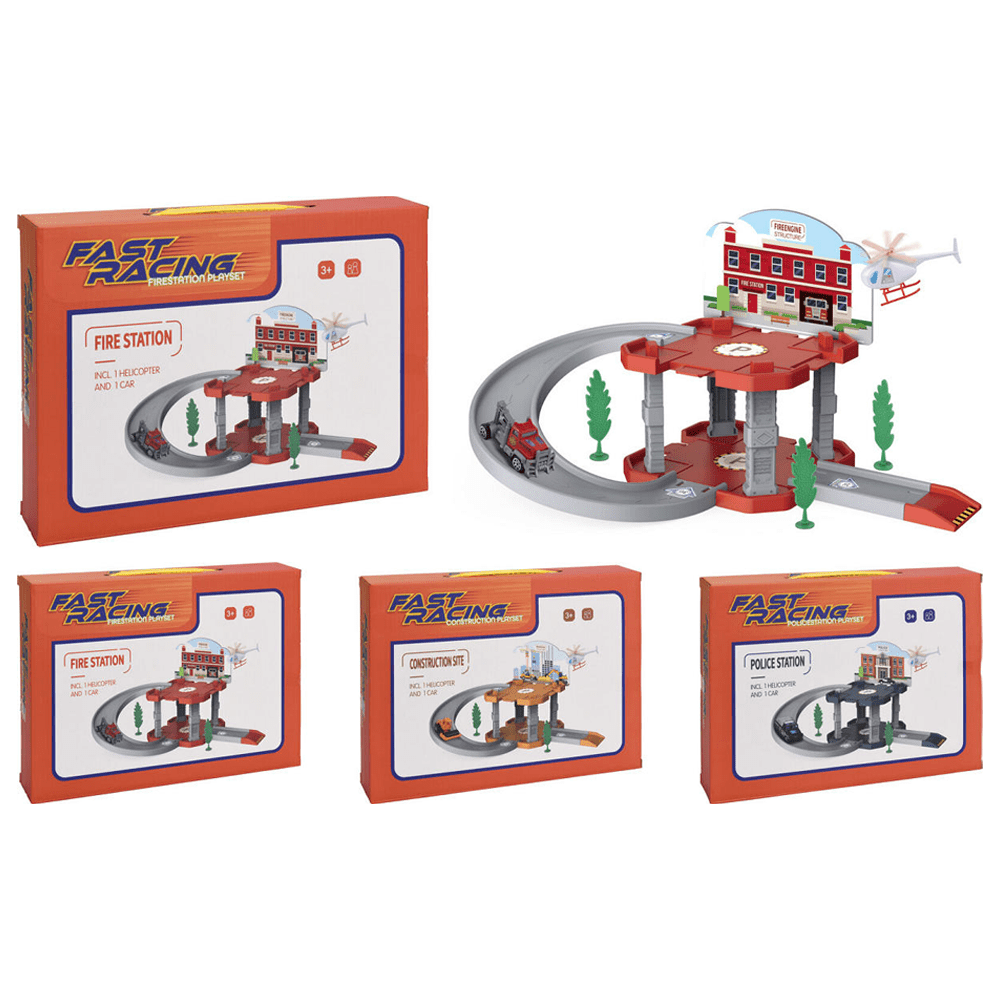 Alpha 55 Parking avec voitures, coloris assortis