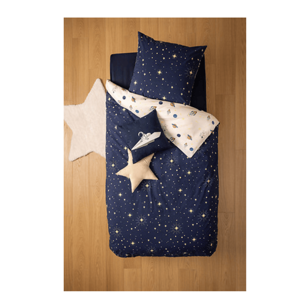 Alpha 55 Parure de lit imprimée espace – Design moderne