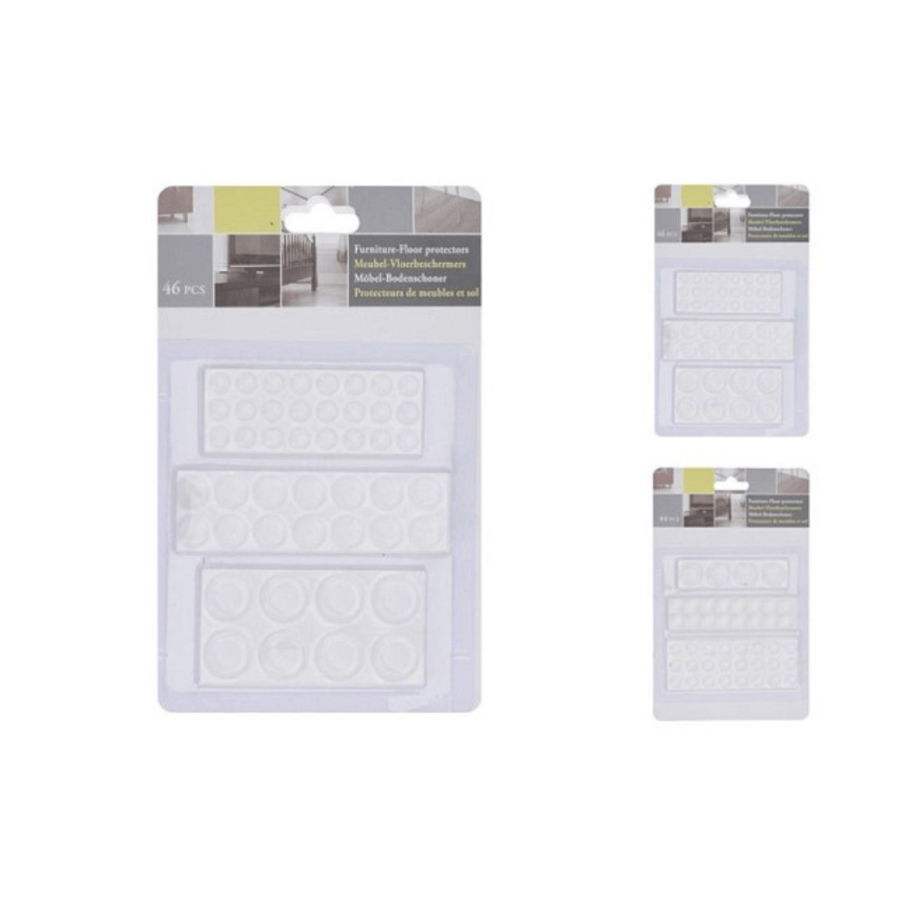 Alpha 55 Patins adhésifs antidérapants 44–46 pcs – Protection meubles