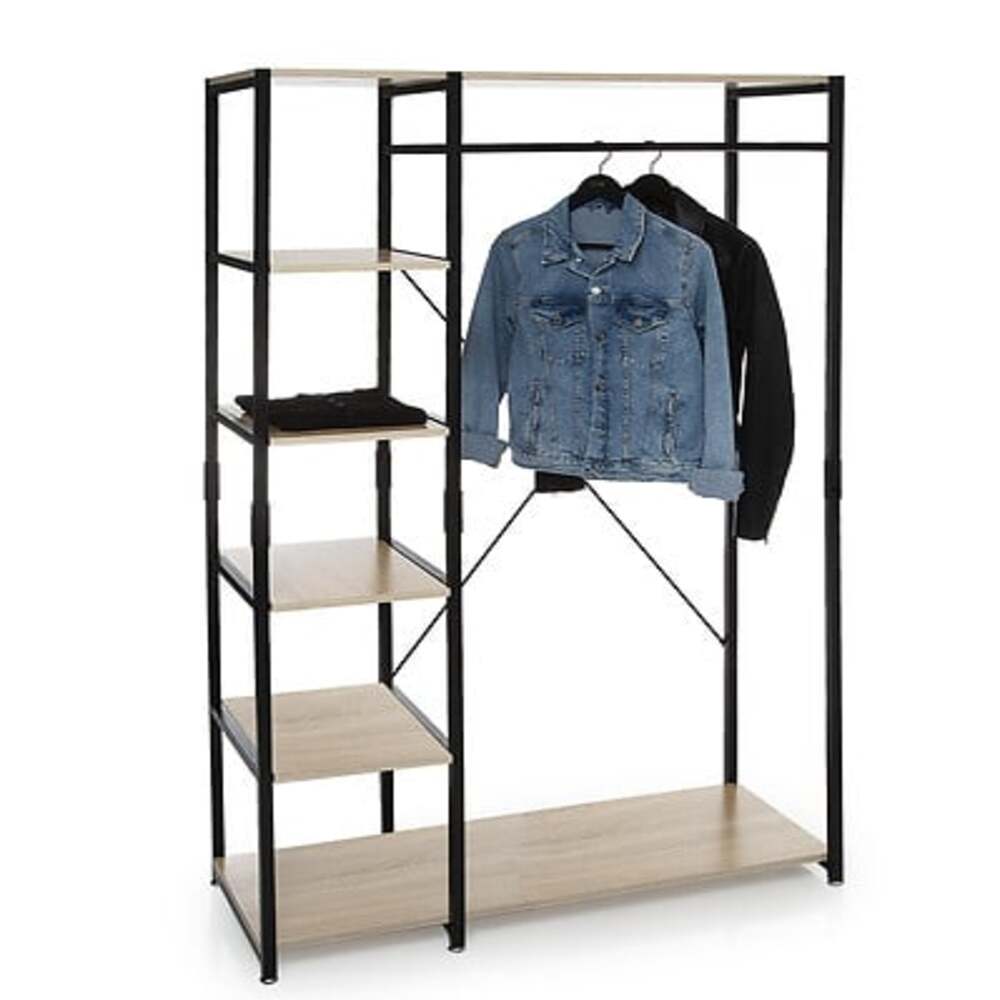 Alpha 55 Penderie avec 5 étagères "Aliaj"