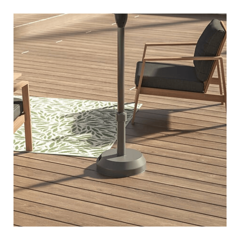Alpha 55 Pied de parasol Haulio stable et résistant extérieur