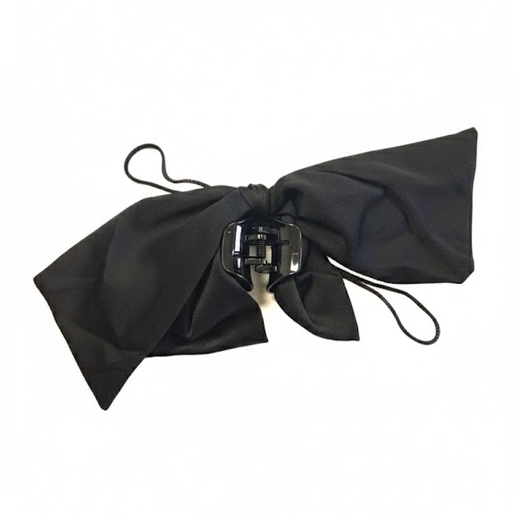 Alpha 55 Pince tissu satin fils strass – Accessoire cheveux chic