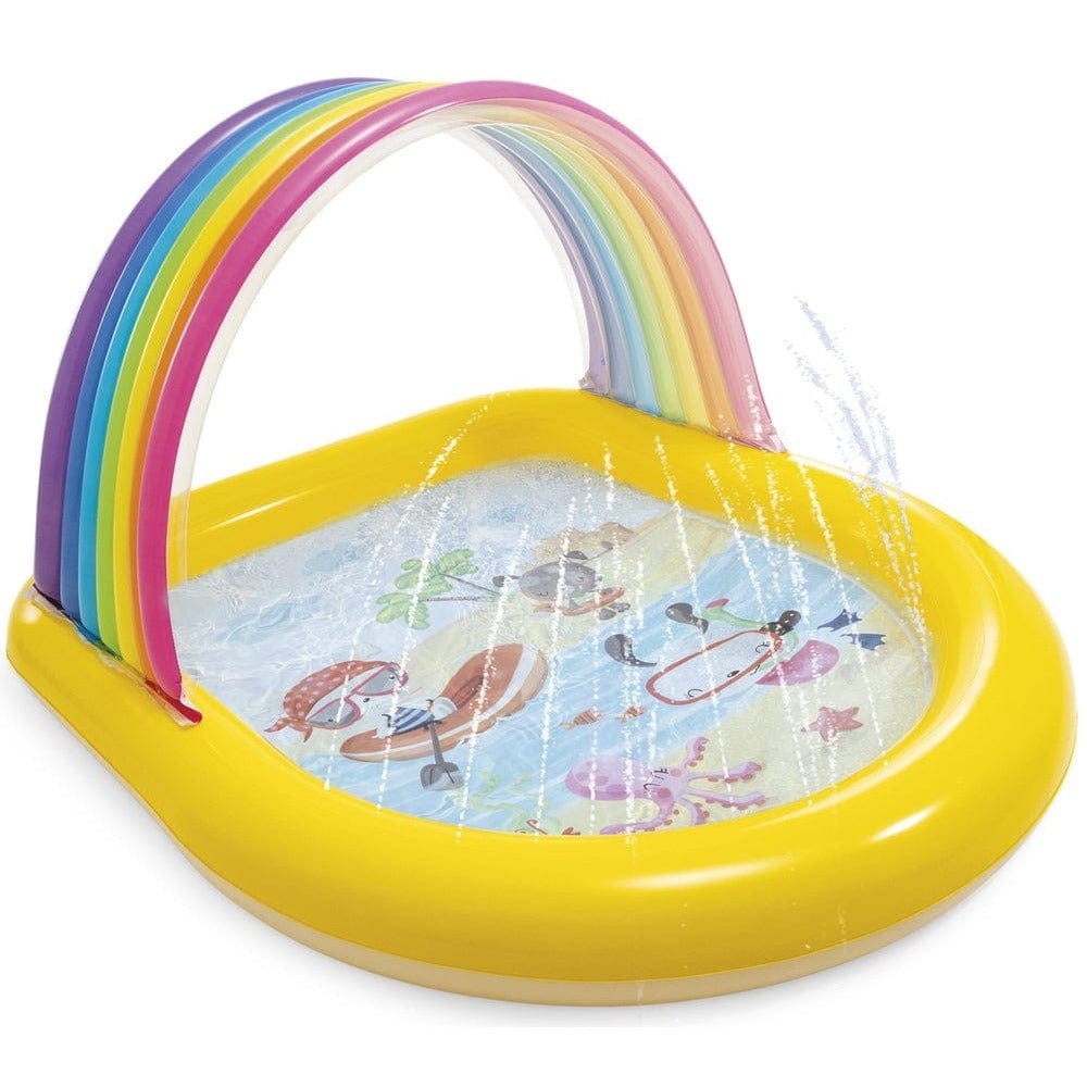 Alpha 55 Piscine intex rainbow avec spray 147x130x86 cm