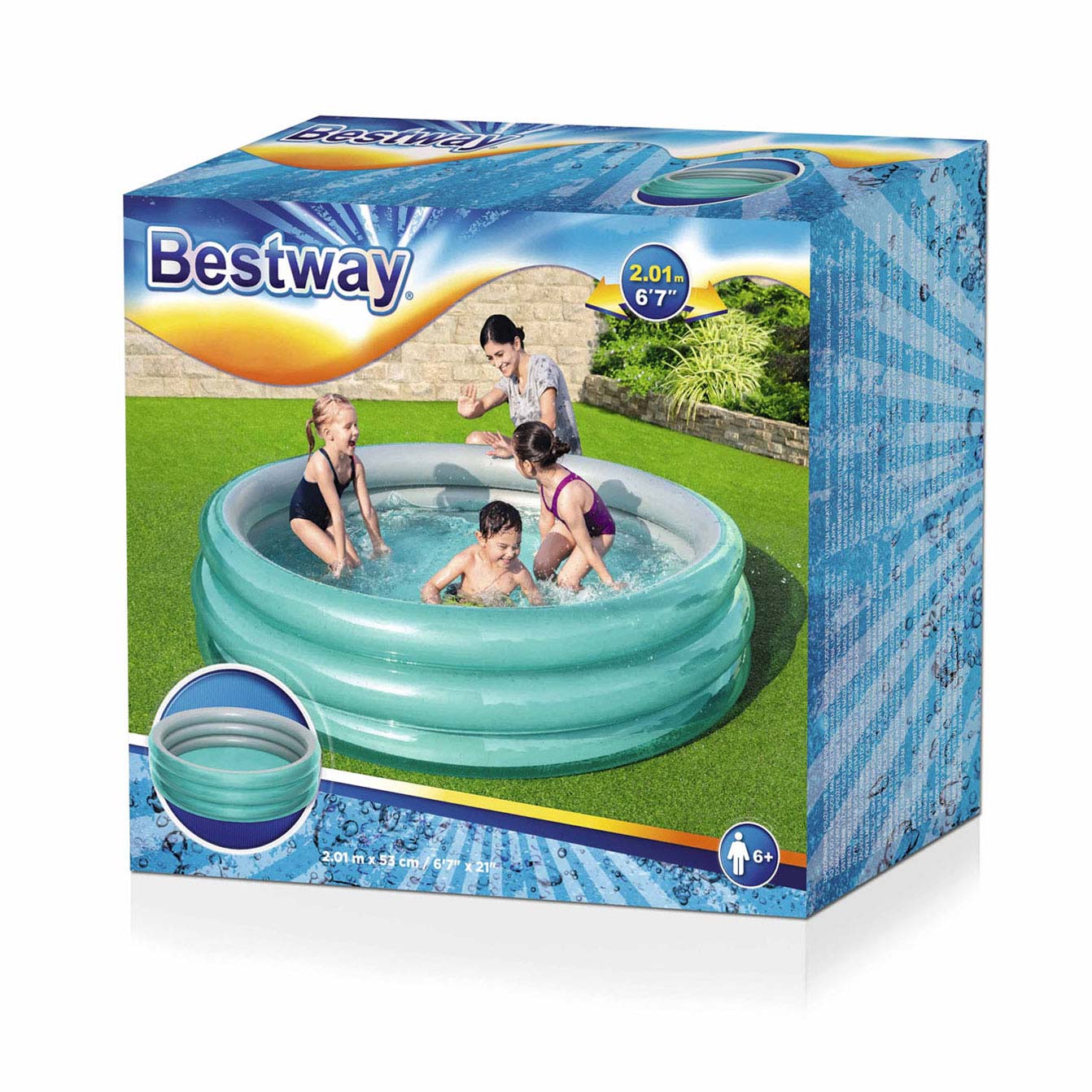 Alpha 55 Piscine métallique gonflable