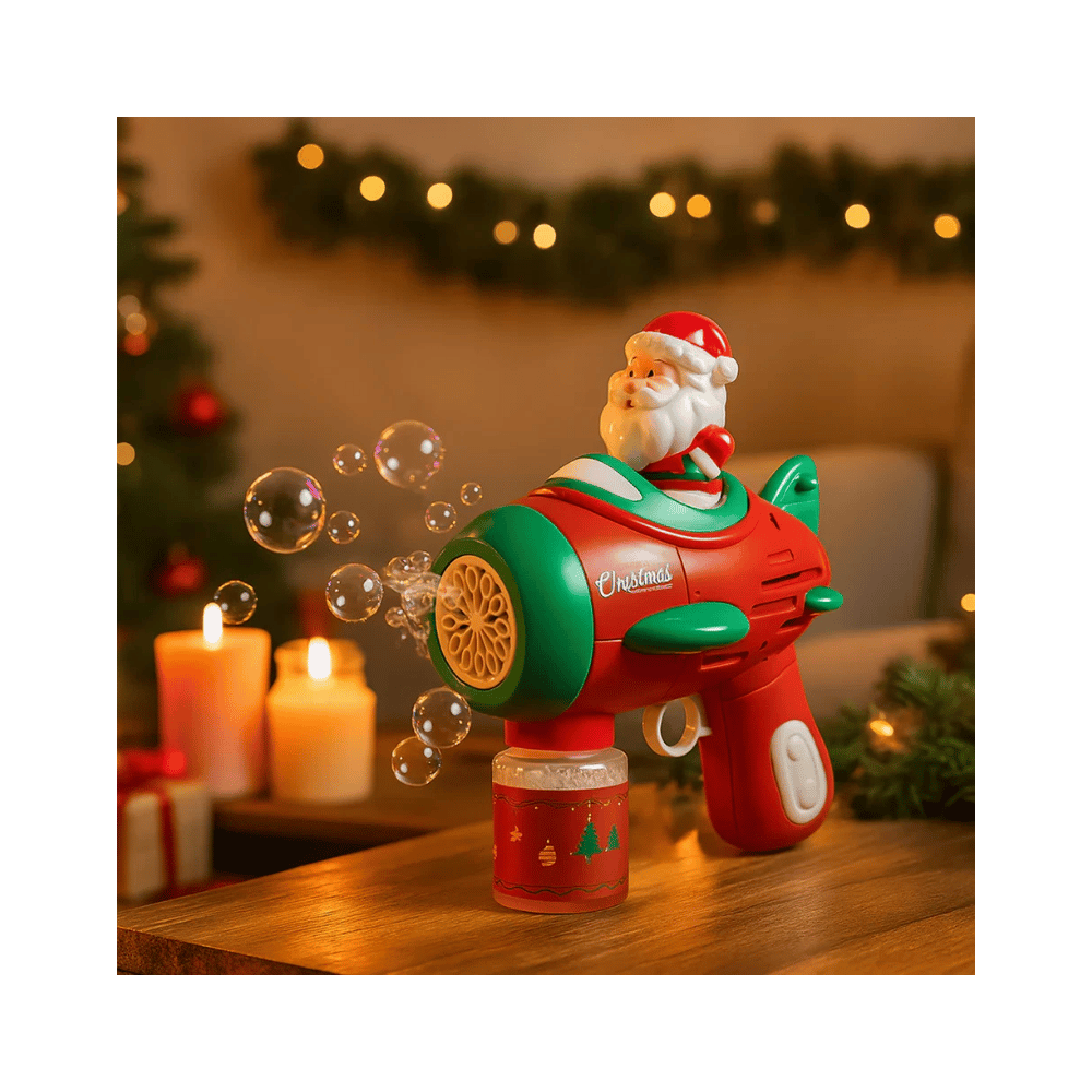 Alpha 55 Pistolet à bulles lumineux – ambiance festive de Noël
