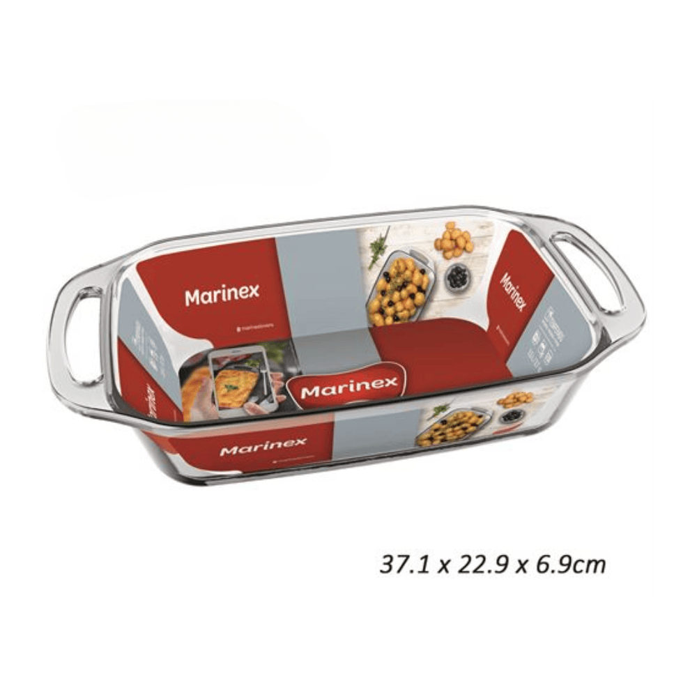 Alpha 55 Plat en verre Marinex rectangulaire – Four & table