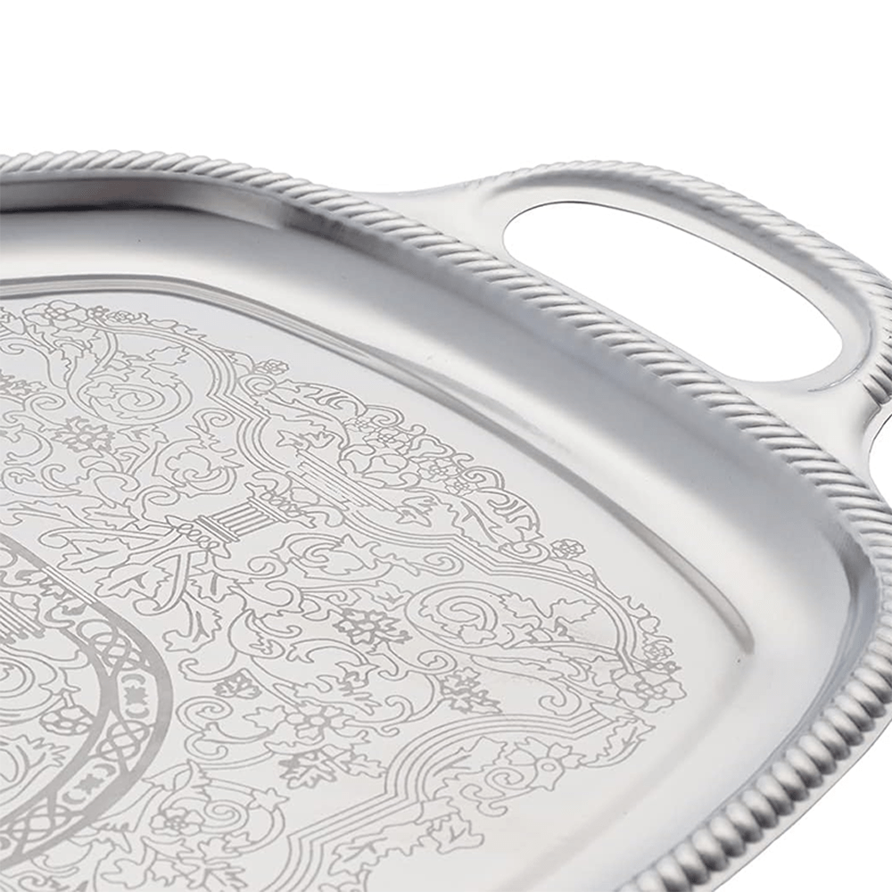 Alpha 55 Plateau de service avec anses décoré