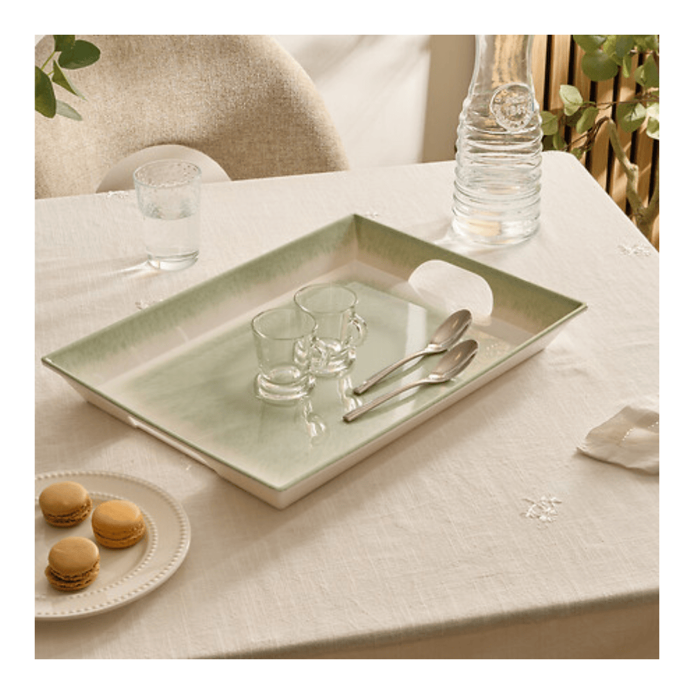 Alpha 55 Plateau en Mélamine Rectangulaire Clara 40 x 29 cm Vert