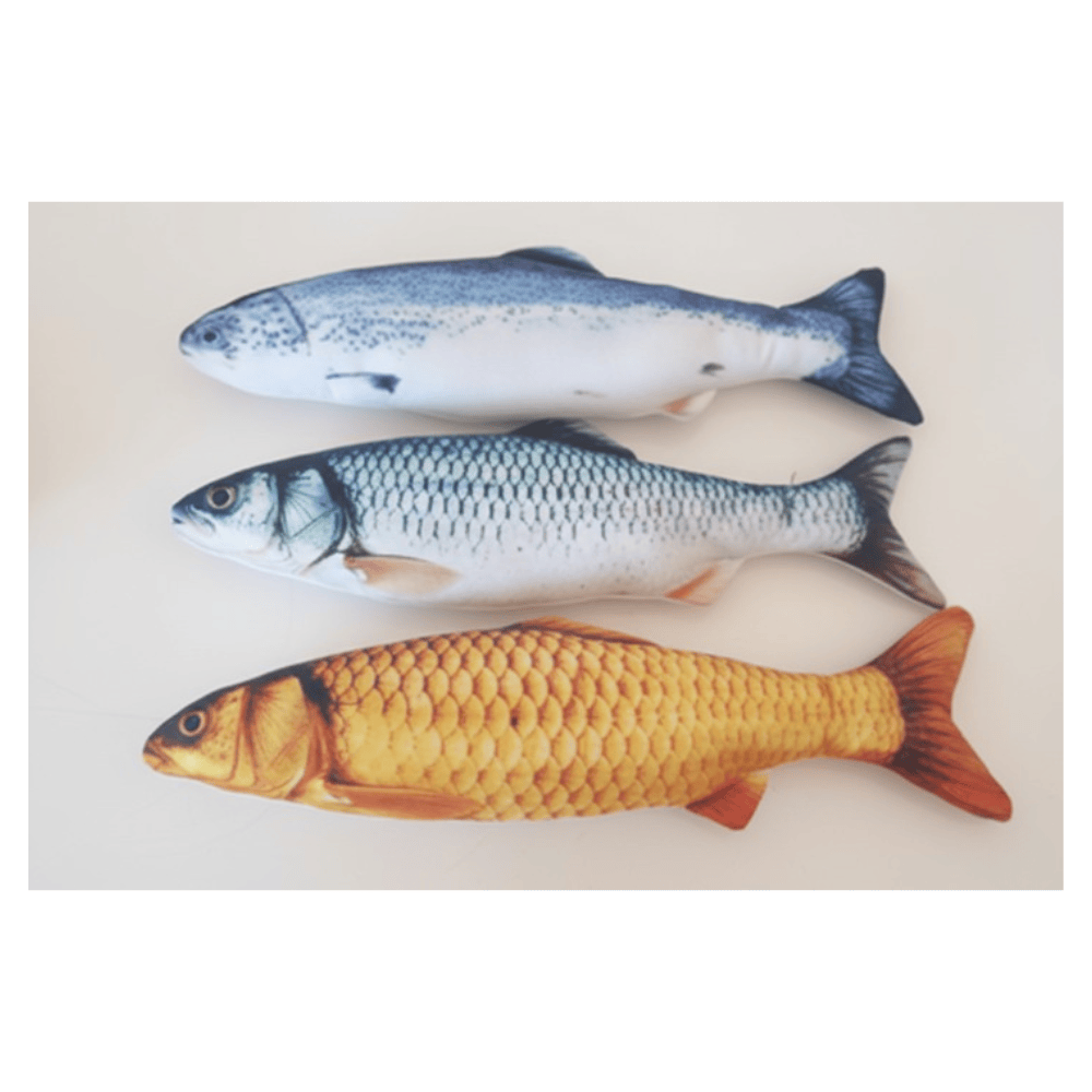 Alpha 55 Poisson Interactif Frétillant - Jouet Chat Réaliste