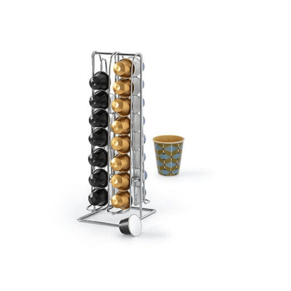 Alpha 55 Porte capsules expresso 32 places chromé